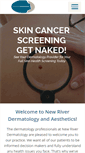 Mobile Screenshot of newriverdermatology.com